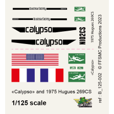 Navire océanographique "Calypso" du commandant J-Y Cousteau (pour le kit Revell échelle 1/125)