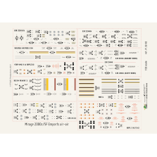 Emports & Armements Air-Air pour Mirage 2000 monoplaces Français