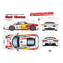 Ferrari 458 Challenge "Red Horse" n°16 (1ere version, Hors Challenge Ferrari)