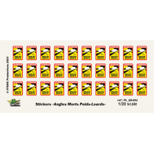 Stickers Angles Morts" pour poids-lourds