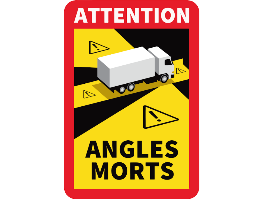 Stickers Angles Morts" pour matériels militaires