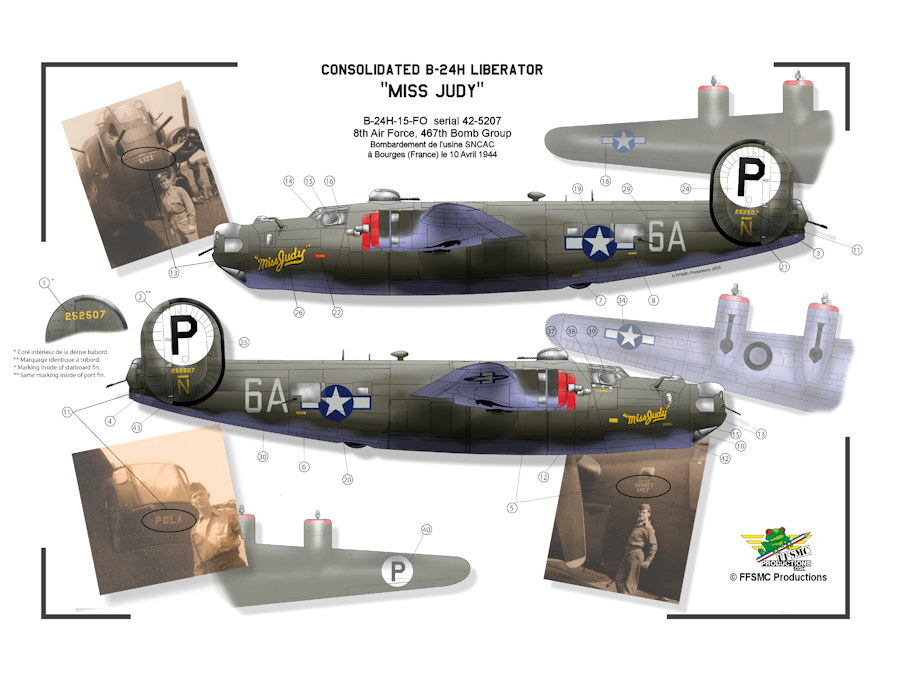 Consolidated B-24H Liberator "Miss Judy"