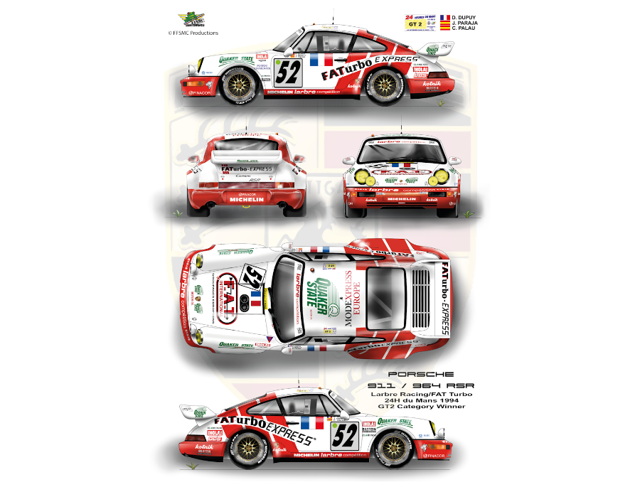 copy of Ferrari 308 GTBi Gr.4 "Pioneer" n°271 Tour de France auto 2016