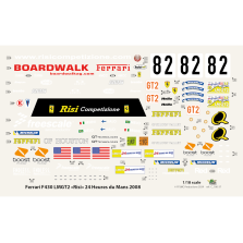 Ferrari 430 LMGT2 "Team Risi" n°82 24H du Mans 2008