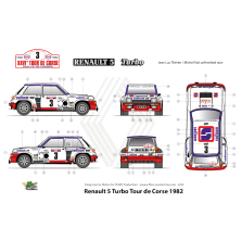 Renault R5 Turbo n°3 et 14 "ELF-Sodicam" Tour de Corse 1982