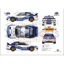 Subaru Impreza WRC '99 n°22 "Polymetal" Richelmi Rally Acropolis 2000