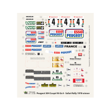 Peugeot 504 Coupé V6 Gr.4 n°4 Safari Rally 1978 Winner