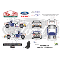 Ford RS200 n°4 et 10 Rallye...
