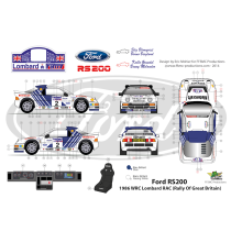 Ford RS200 n°2 et 6...