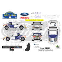 Ford RS200 n°1 et 8 Rallye...