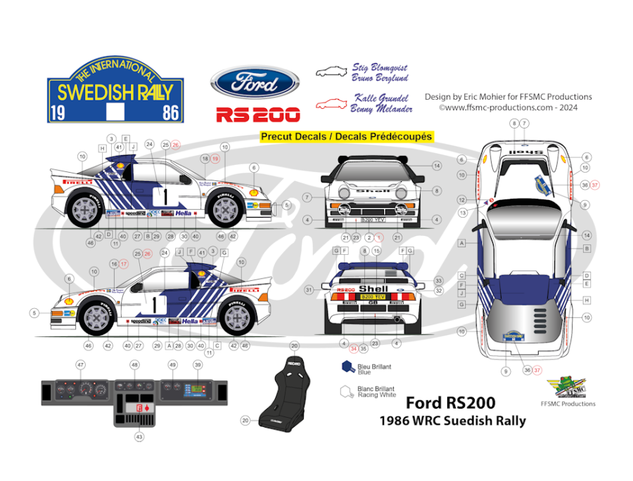 copy of Ferrari 308 GTBi Gr.4 "Pioneer" n°271 Tour de France auto 2016