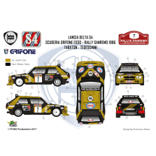 Lancia Delta S4 Grifone Esso n°7 Sanremo rally 1986