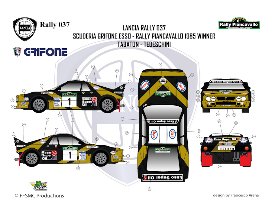 copy of Ferrari 308 GTBi Gr.4 "Pioneer" n°271 Tour de France auto 2016