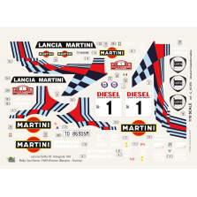 Lancia Delta HF Integrale 16V Martini n°1 Sanremo Rally 1989 Winner