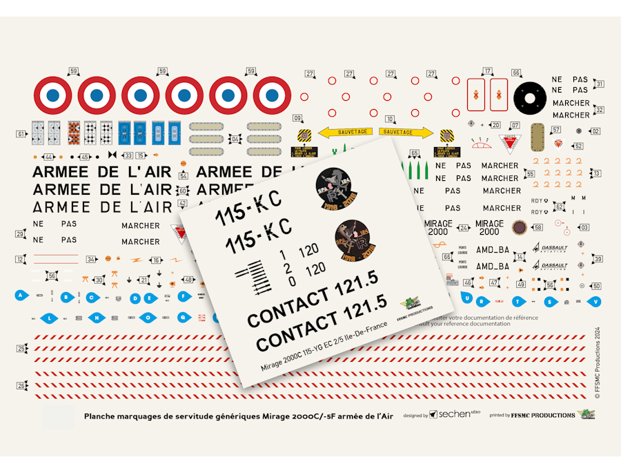 [bundle] Dassault Mirage 2000-5F 102-MK n°74 EC 1/2 Cigognes Opération Harmattan, mars 2011