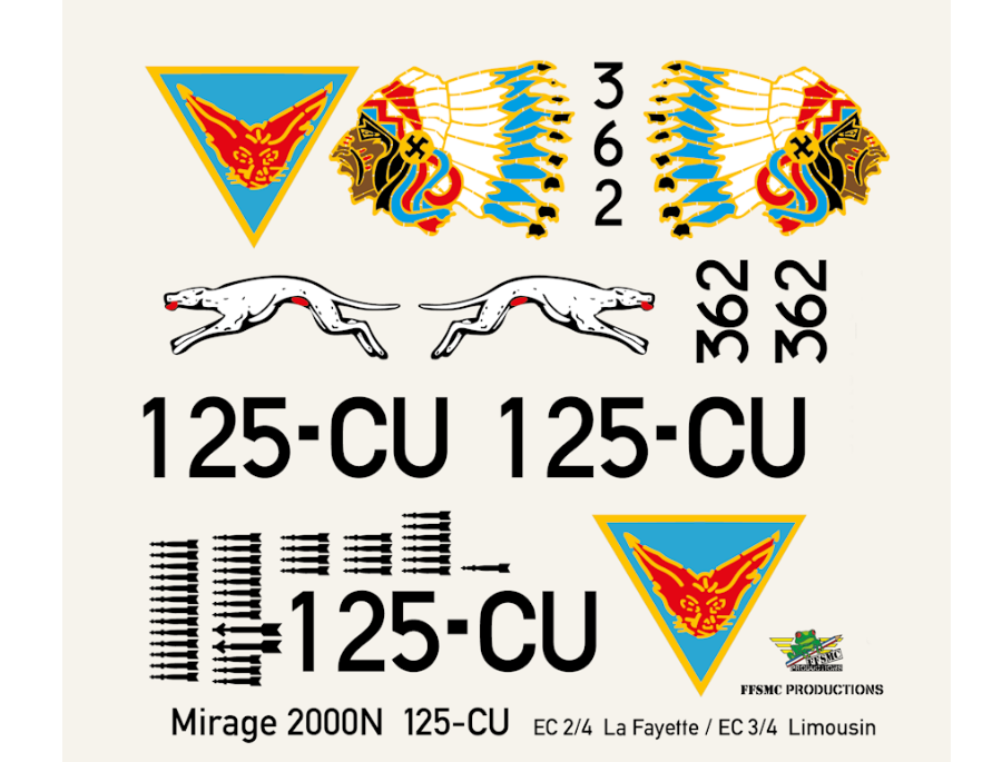 [addon] Dassault Mirage 2000N 125-CU n°610 EC 2/4 "La Fayette" et EC 3/4 "Limousin"