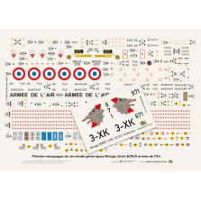 [bundle] Dassault Mirage 2000D 3-XK n°671 EC 2/3 “Ardennes” (2eme escadrille)