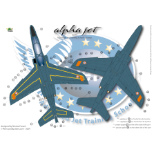 copy of Dassault Breguet / Dornier Alphajet E  GE 314 BA 705 Tours