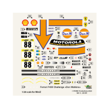 Ferrari 430 Challenge "(pseudo) Gulf" n°88 de Don Watkins (Circuit de Mont Tremblant le 19 juillet 2008)