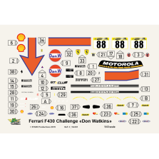 Ferrari 430 Challenge "(pseudo) Gulf" n°88 de Don Watkins (Circuit de Mont Tremblant le 19 juillet 2008)