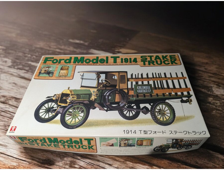 1/16 Ford Model T 1914 Stake Truck (Bandai 1974)