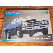 1/24 '69 Dodge 440 "six pack" (Monogram 1991)