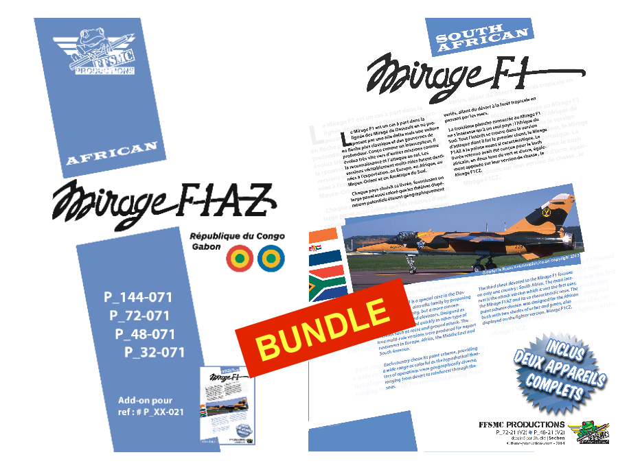 [bundle] Mirage F1AZ Gabon et République du Congo