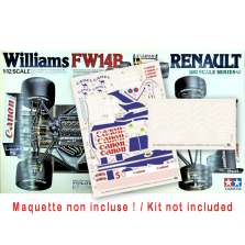 WILLIAMS-RENAULT FW14B 1992 (Nigel MANSELL or Ricardo PATRESE) for Tamiya 1/12 scale model kit