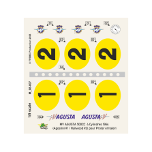 MV Agusta 500 4 cylindres 1964  (pour Protar ref. 107 ou Italeri ref. 4630 1/9)