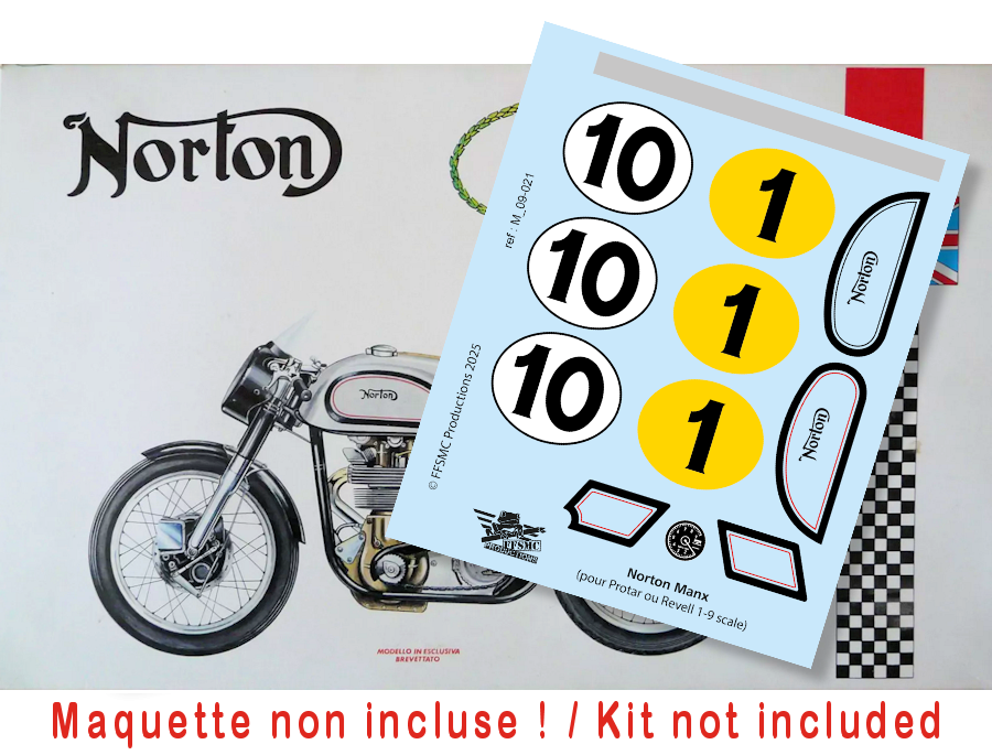 Norton Manx 500cc (pour Protar, Italeri ou Revell 1/9)