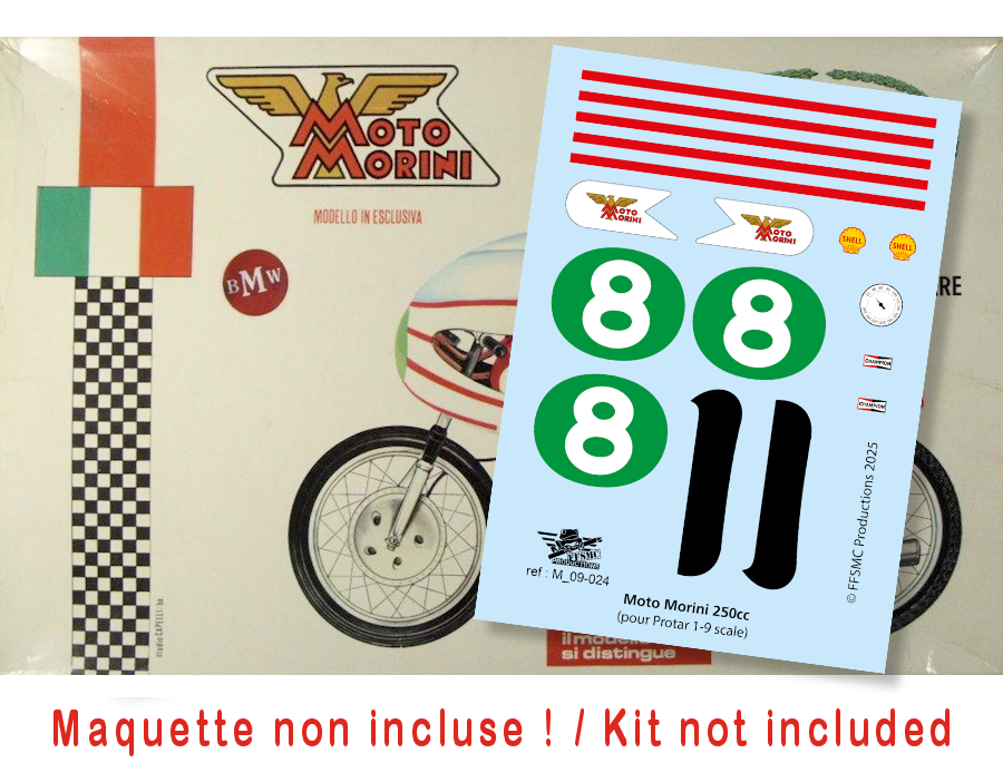 Moto Morini 250cc mono (pour Protar 1/9)