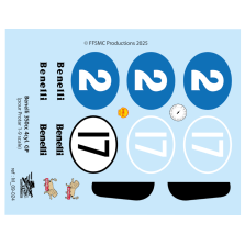 Benelli GP 350cc 4 cyl. (pour Protar 1/9)