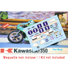 Kawasaki 350cc "Toni Mang"  (pour Protar 1/9)