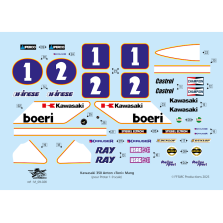 Kawasaki 350cc "Toni Mang"  (pour Protar 1/9)