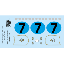 AJS 7R 350cc plaques bleues (pour Protar 1/9)