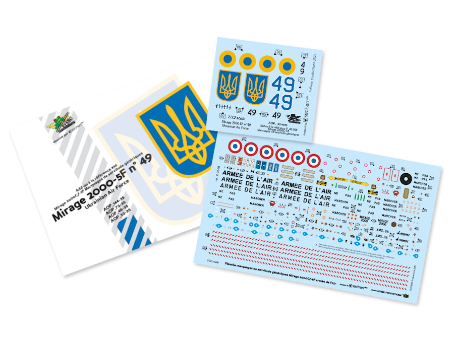 [bundle] Dassault Mirage 2000-5F n°49 armée de l'air ukrainienne