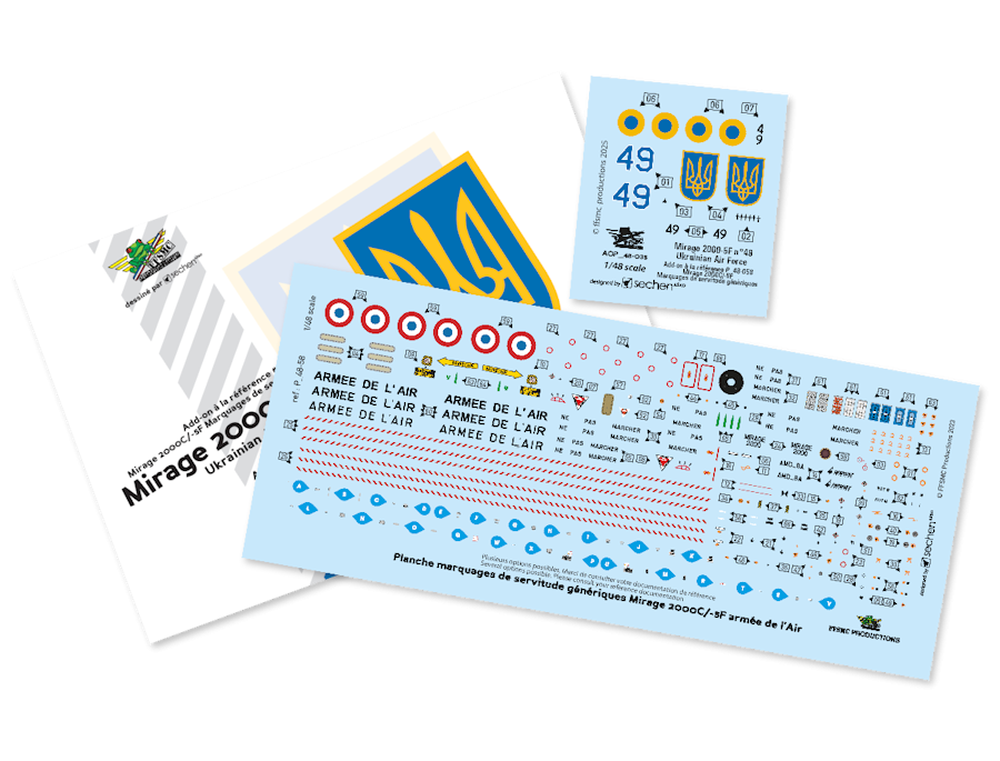 [bundle] Dassault Mirage 2000-5F n°49 armée de l'air ukrainienne