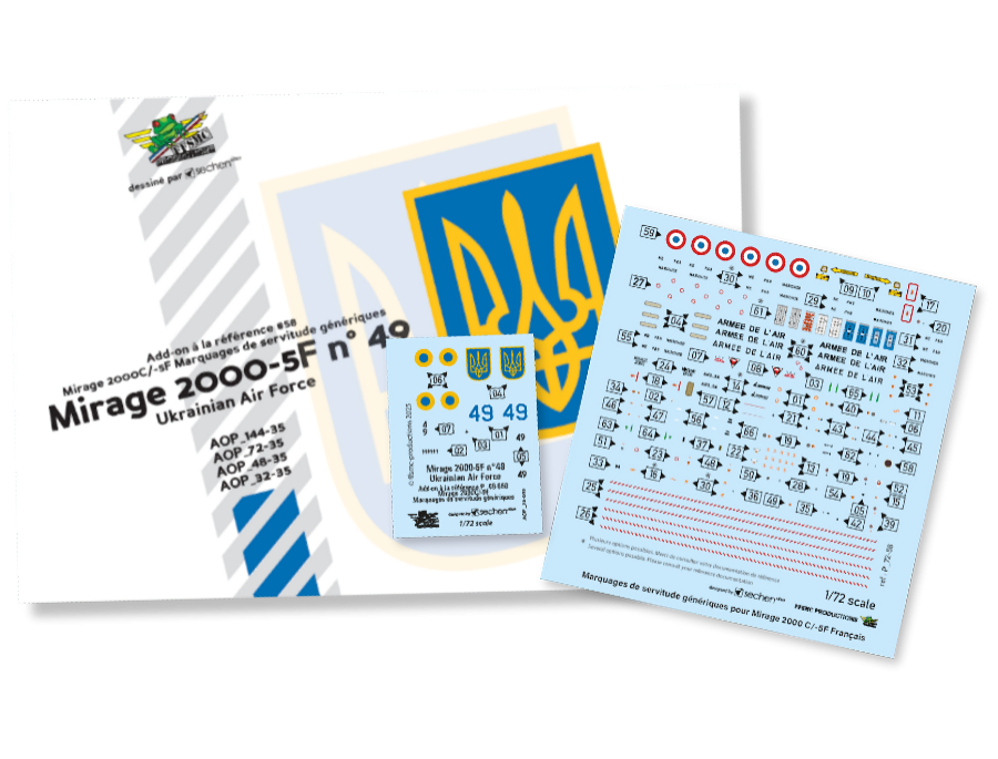 [bundle] Dassault Mirage 2000-5F n°49 armée de l'air ukrainienne