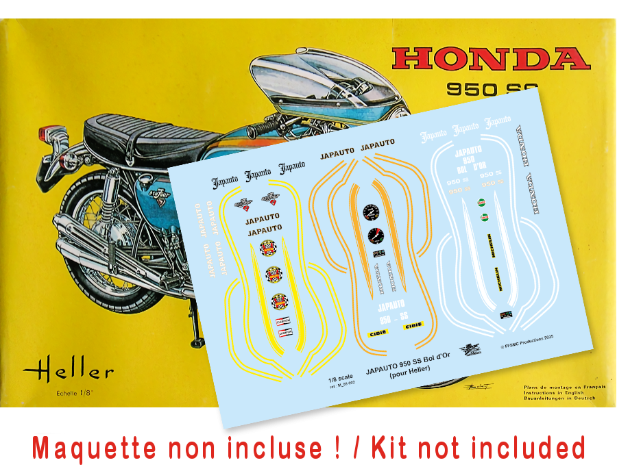 Japauto 950 SS pour 1/8 Heller ou Gunze