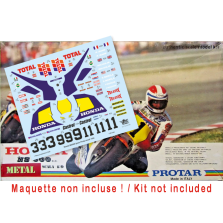 Honda NS500 TOTAL (pour Protar mod. 185-195 1/9 scale)