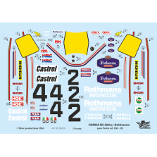 Honda NS500 Rothmans (pour Protar mod. 200-201 1/9 scale)