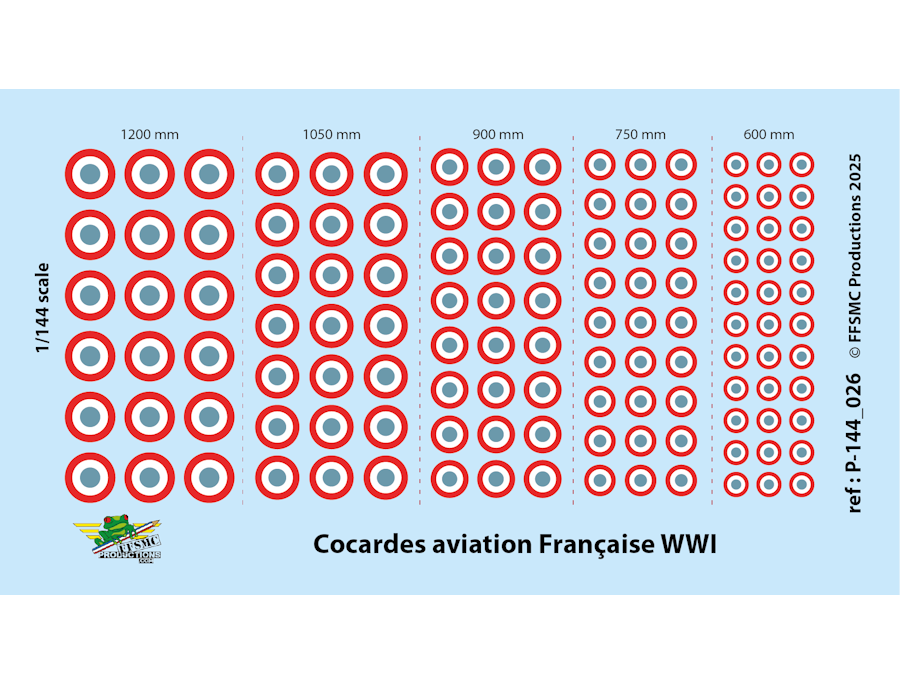 Cocardes aviation française WWI