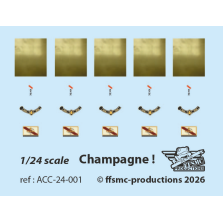 Etiquettes pour bouteilles de Champagne