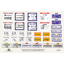 Panneaux routiers France et Belgique WWII (tome 1)