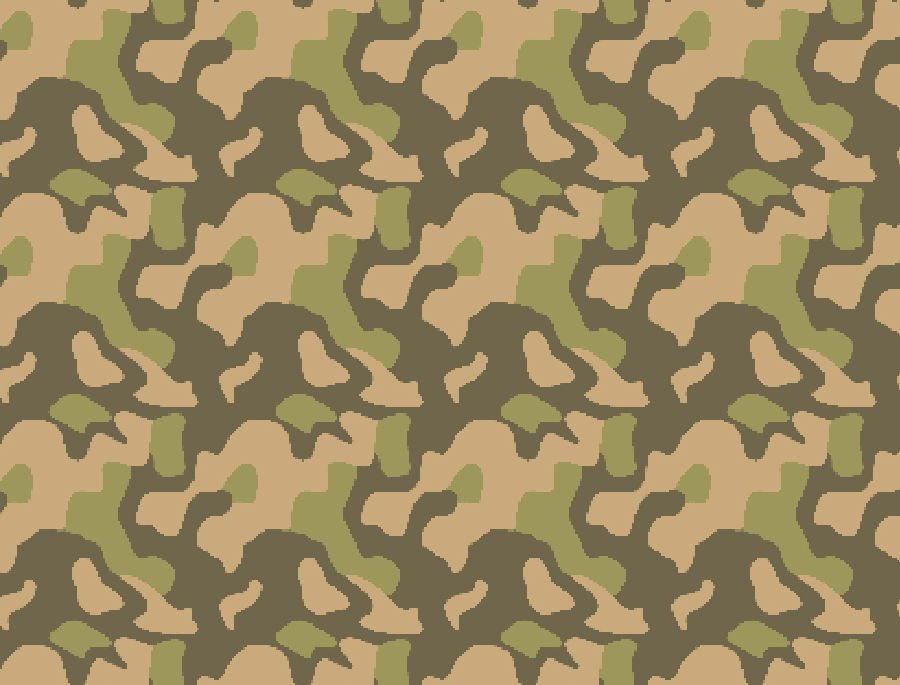 Camo Norvège (et République Démocratique du Congo) M98 (Tissu usagé)