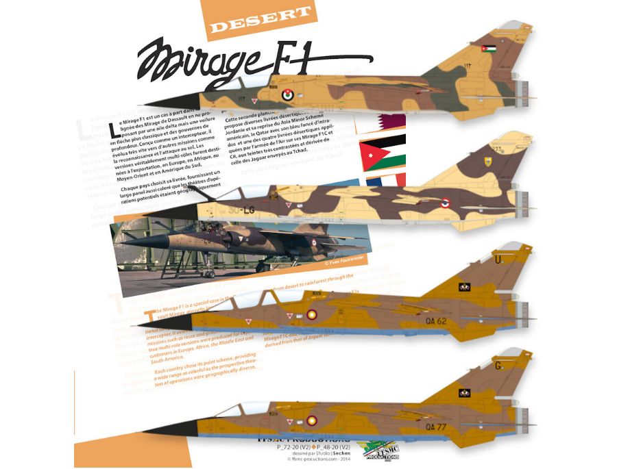 Desert Dassault Mirage F1 (F1C, F1EJ, F1DDA, F1EDA)