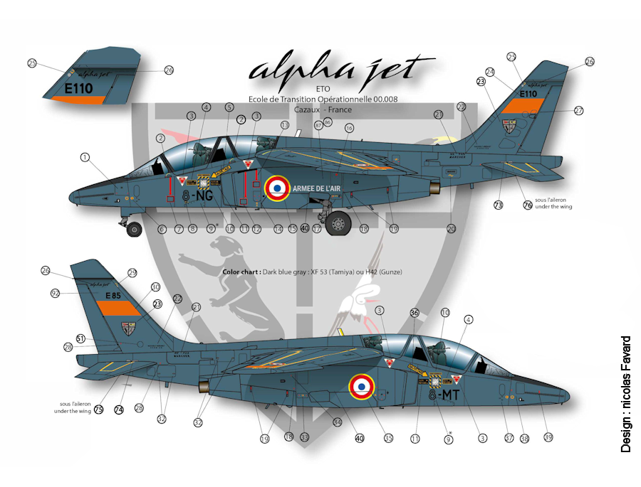 Dassault Breguet / Dornier Alphajet E "ETO Nice" BA 120 Cazaux