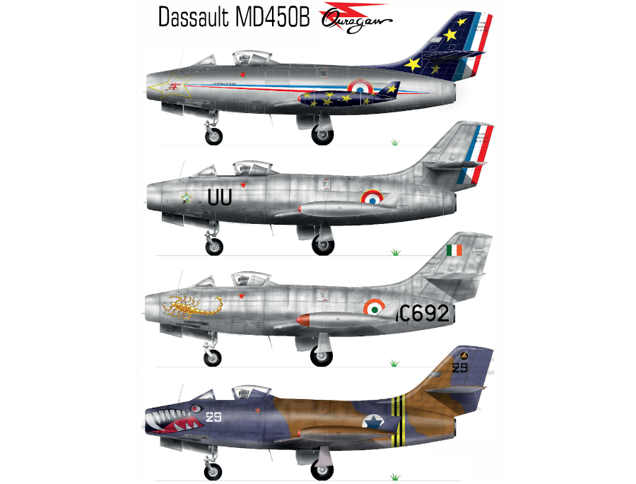 Dassault MD 450 Ouragan (tome 1)