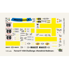 Ferrari 458 Challenge n°10 "Sweden Flag" Hendrik Hedman 2012