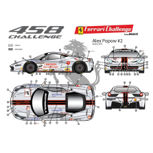 Ferrari 458 Challenge "Venezuela" n°2 Alex Popow 2012
